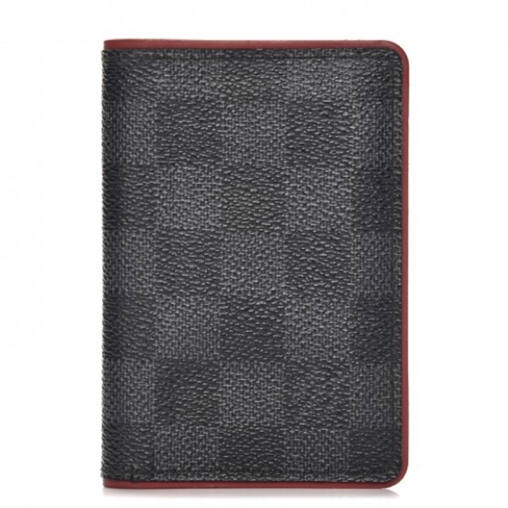100% Authentic LOUIS VUITTON Damier Graphite Pocket Organizer